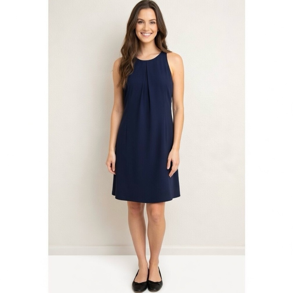 Navy Sleeveless A-Line Dress Size XS Cocktail Party